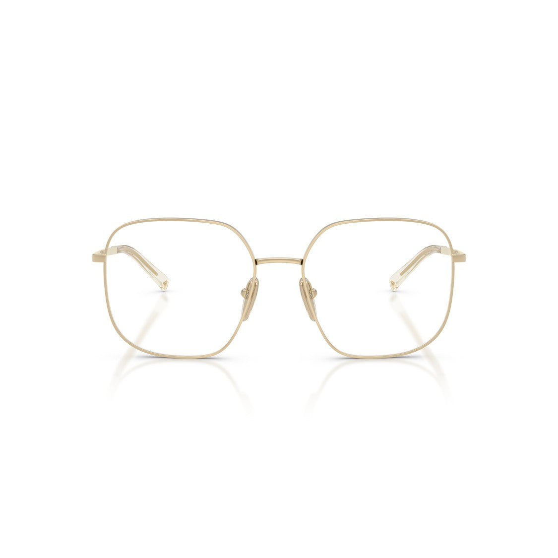 Prada 0Pr A59v Square Metal Frame Eyeglasses