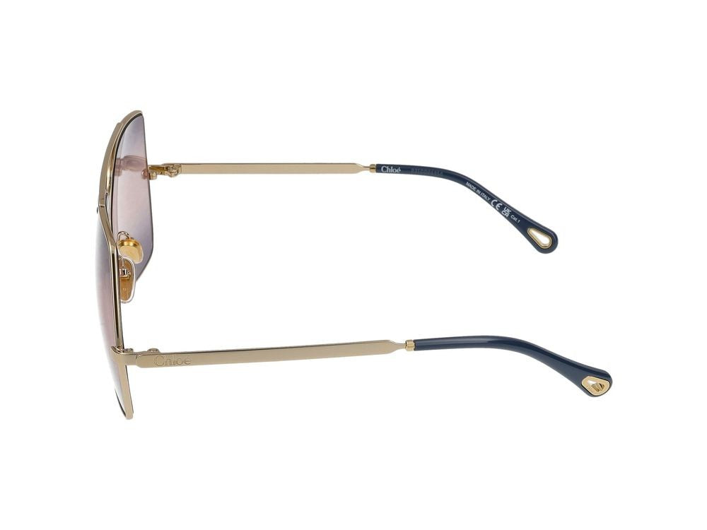 Chloé Sunglasses Ch0278s 005 Gold Gold Violet 62/12/140