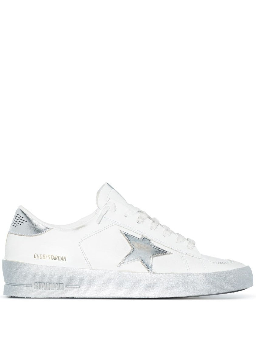 Golden Goose Stardan Leather Laminated Star Sneakers