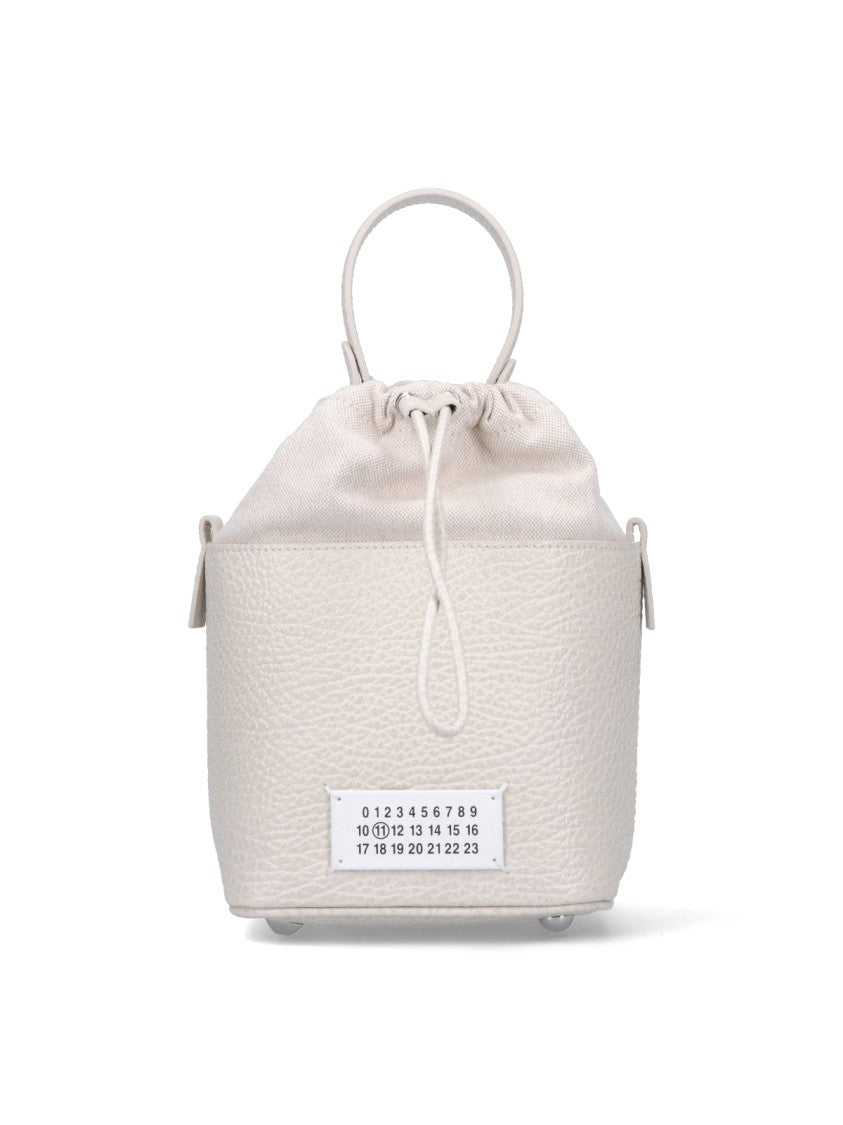 Maison Margiela Small '5Ac' Bucket Bag – Off-White