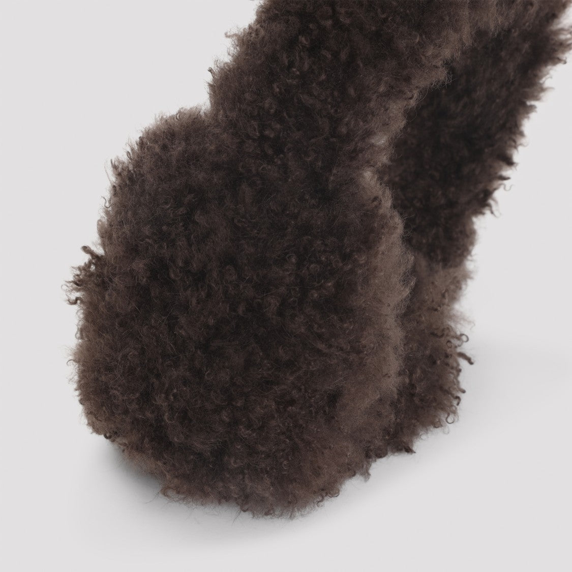 Yves Salomon Brown Lamb Earmuffs