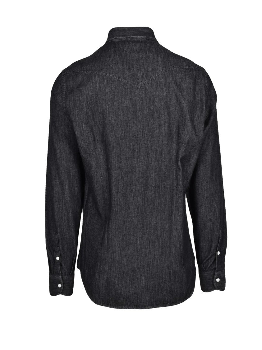 M100 Black Cotton Shirt