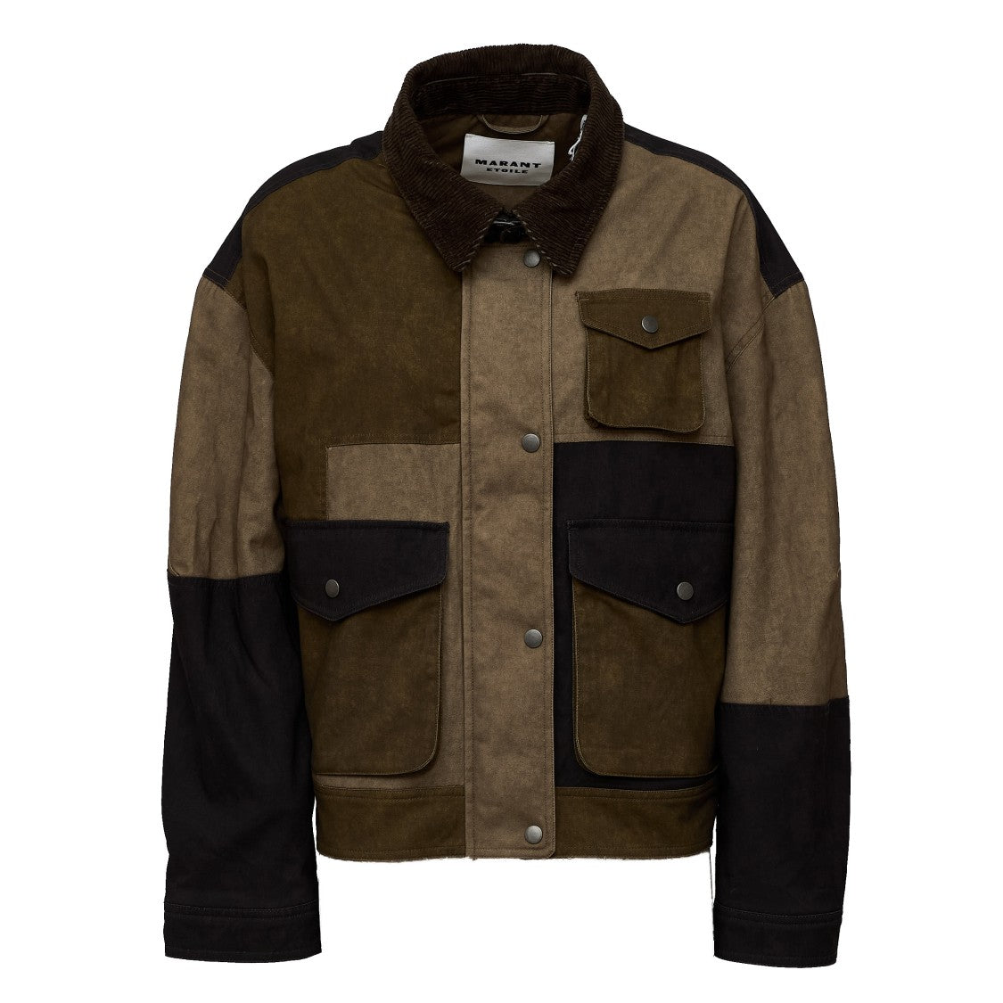 Isabel Marant Risla Patchwork Oversized Jacket