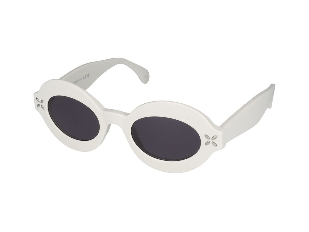 Azzedine Alaïa Sunglasses Azzedine Alaia Aa0059s 002 Ivory Ivory Grey 49/22/140