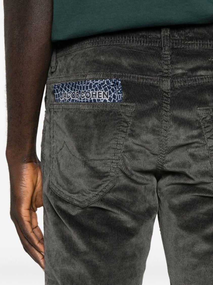 Jacob Cohen Tailored Straight Leg Trousers With Clean Lines