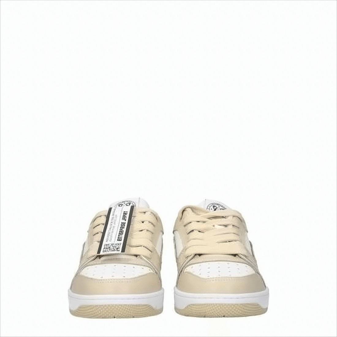 Enterprise Japan Low-Top Leather Sneakers With Winged Logo