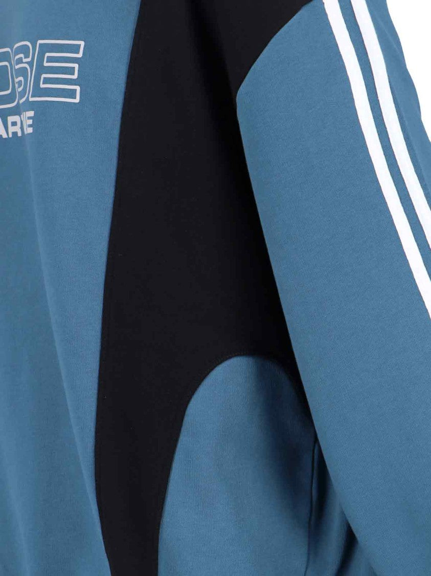 Martine Rose Logo Sweatshirt – Light Blue/White/Black