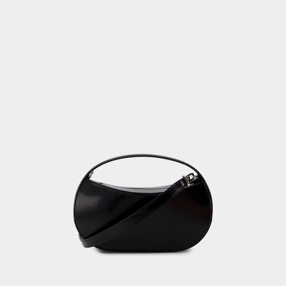 Coperni Small Sound Swipe Bag - Leather - Black