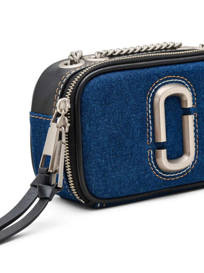 Marc Jacobs The Denim Chain Snapshot Shoulder Bag