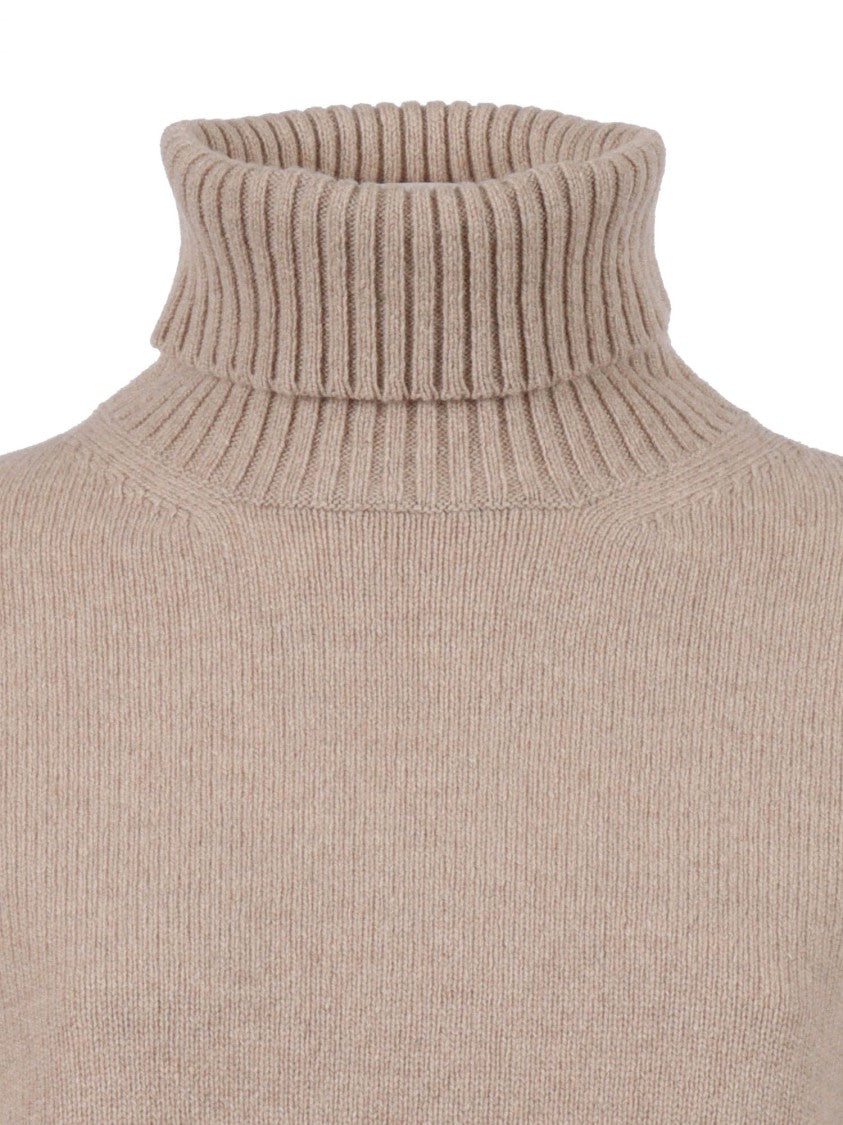 Kangra Cashmere Regular Fit Turtleneck With Dropped Hem