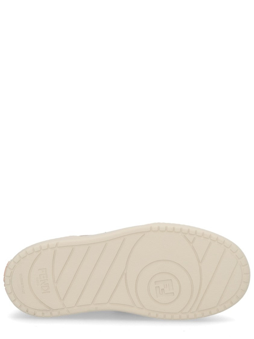Fendi Pink Leather Fendi Match Sneakers