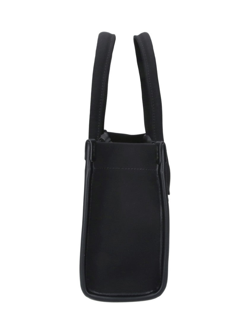 Vivienne Westwood Troy Small Orb Black Tote Bag