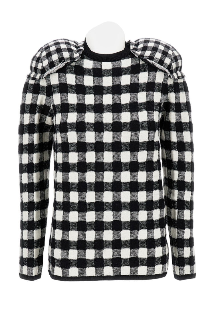 Comme Des Garçons Wool Sweater With Padded Shoulders