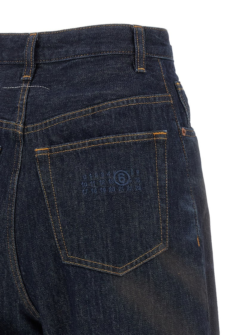 Mm6 By Maison Margiela High-Waisted 5-Pocket Jeans