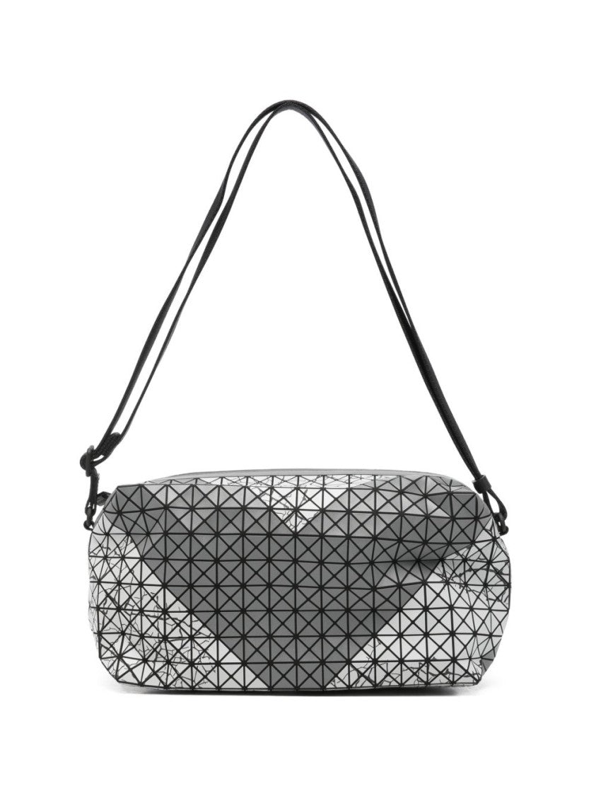Bao Bao Issey Miyake Grey Geometric-Panel Matte Shoulder Bag