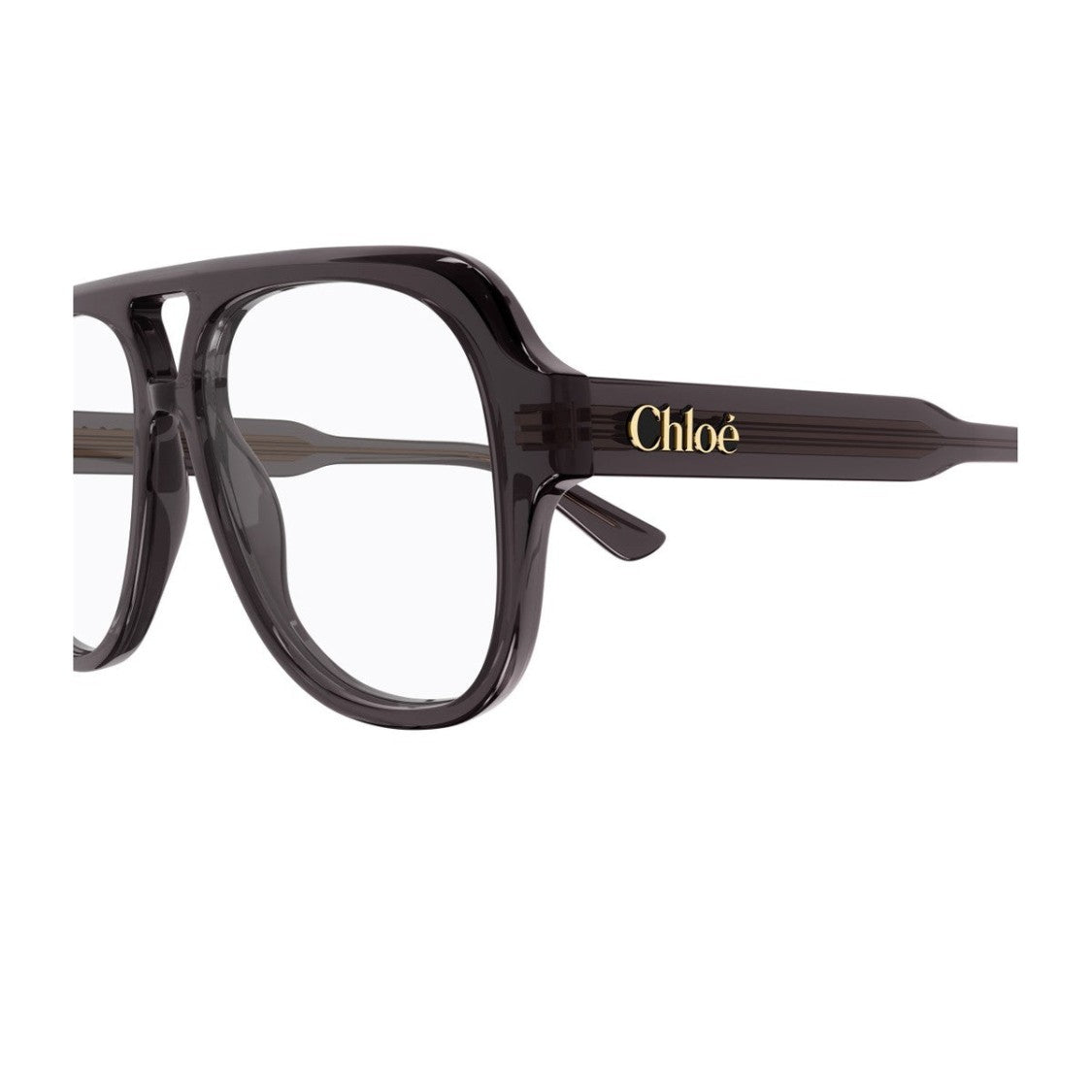 Chloé Grey Ch0339o Linea Chloe Acetate Pilot Sunglasses