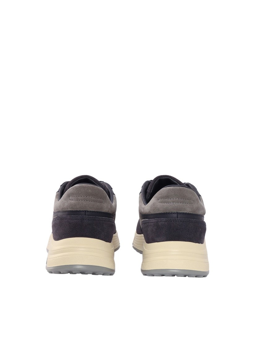 Hogan Grey Suede Panel Sneakers