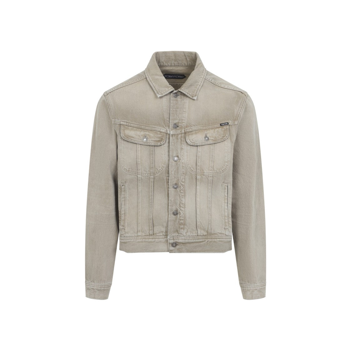 Tom Ford Classic Denim Jacket With Structured Collar
