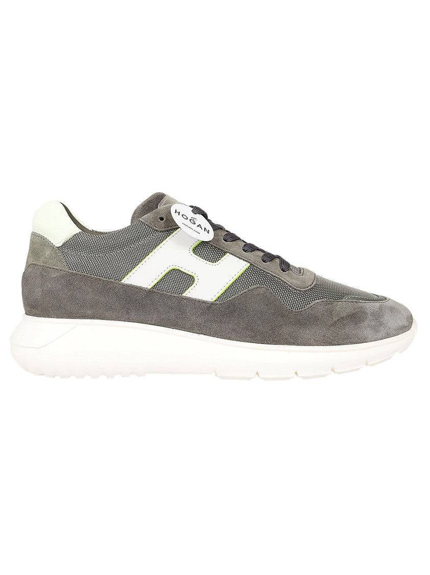 Hogan H371 Leather And Mesh Sneakers