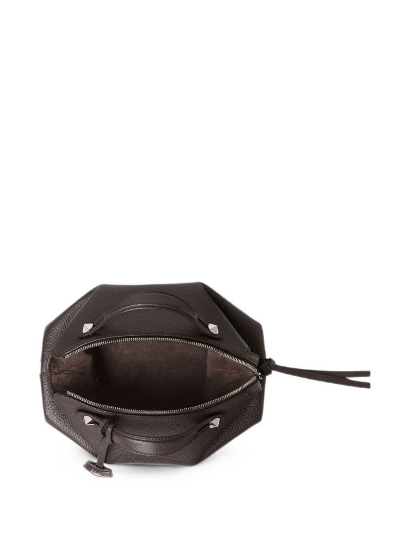 Fendi Textured Leather Shoulder Bag