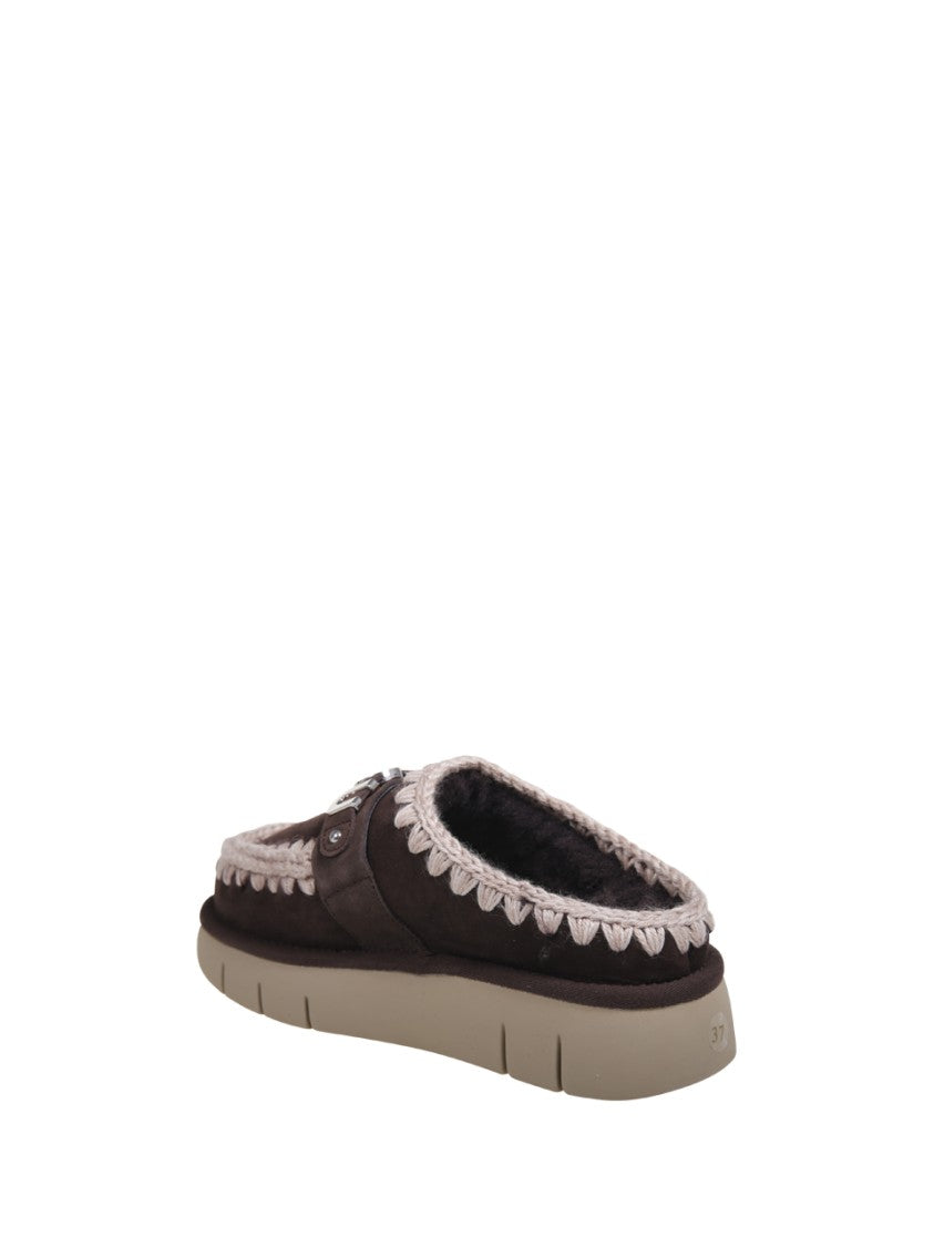 Mou Bounce Clog Metal Logo Mule