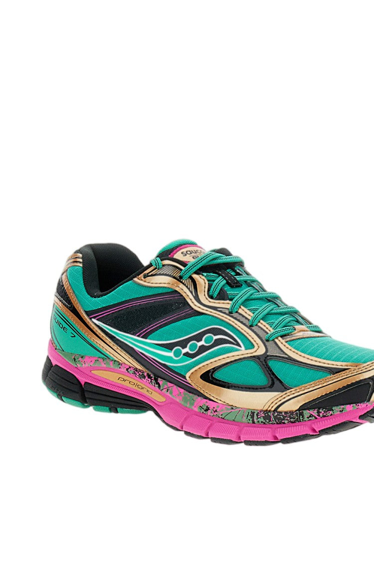 Saucony Power Grid Technology Sneakers With Leather