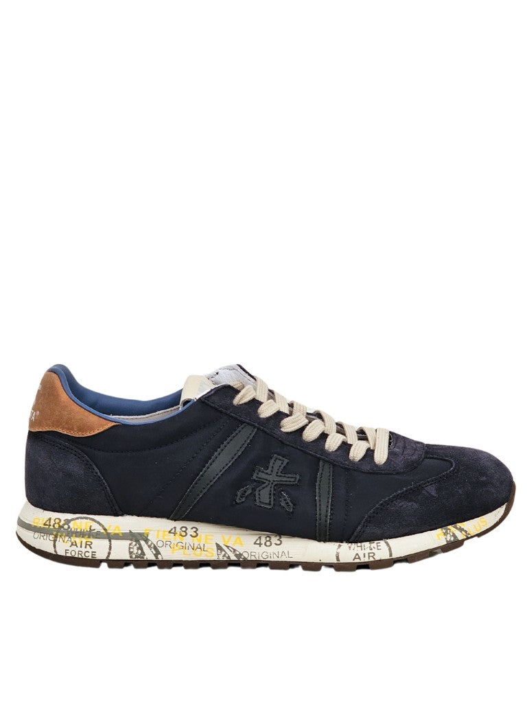 Premiata Hybrid Blue Sneakers