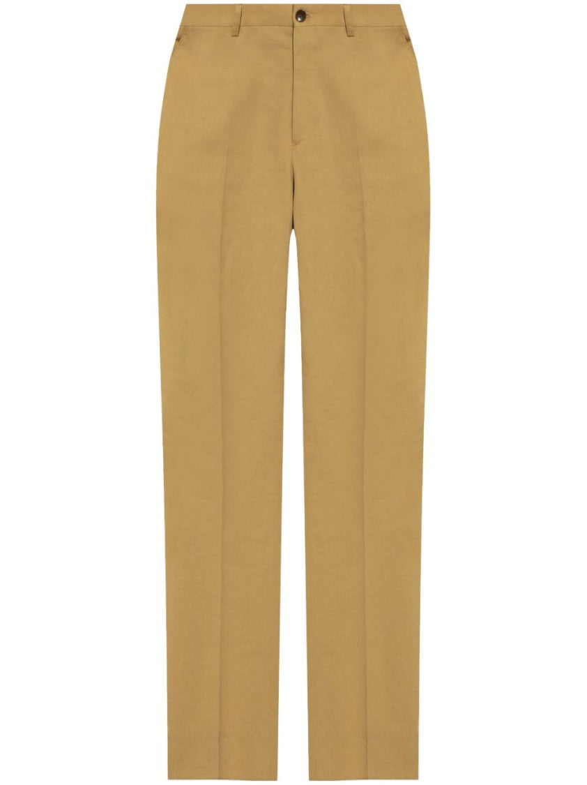Etro Tailored Stretch-Cotton Chinos With Concealed Fastening