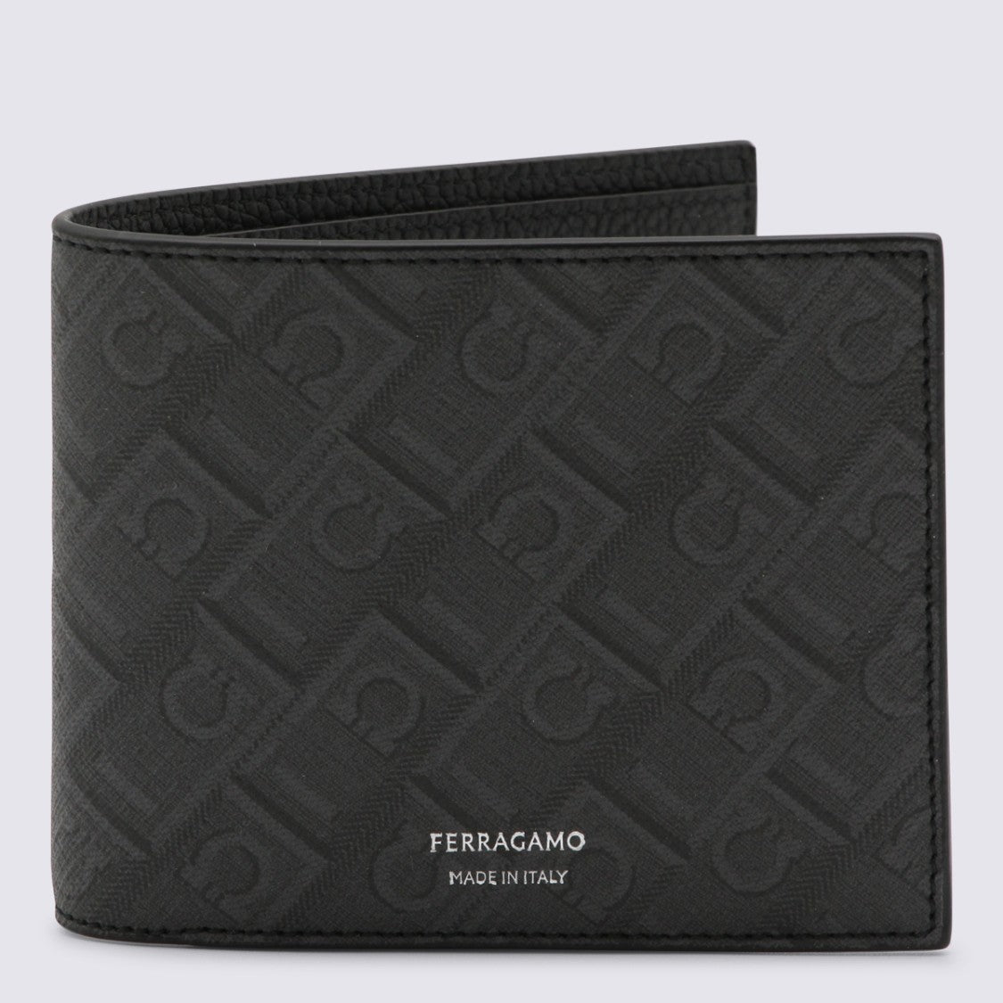 Ferragamo Monogram Embossed Leather Wallet