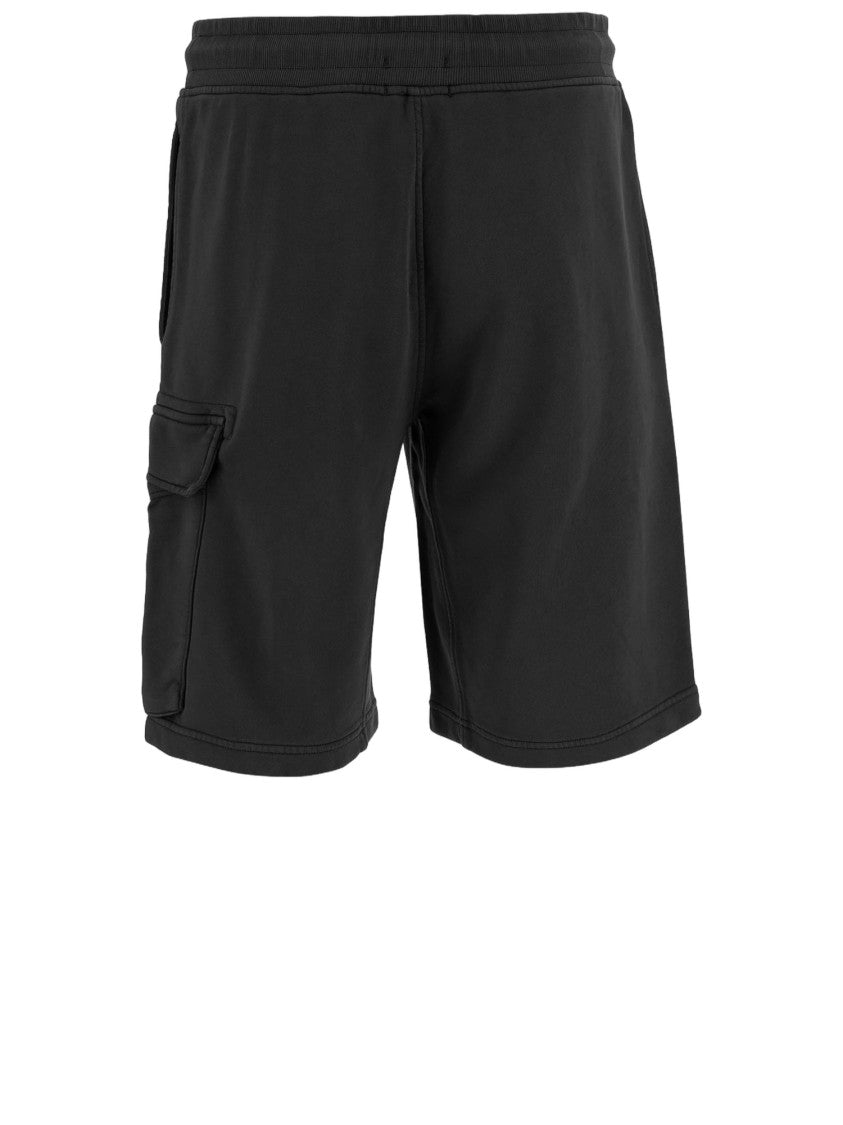 C.P. Company Comfort-Focused Cotton Shorts With Adjustable Drawstring Waist