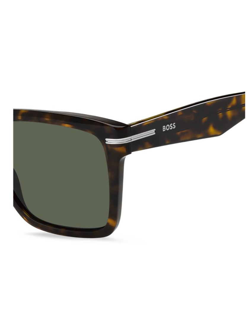 Hugo Boss Oversized Square Sunglasses With Tortoiseshell Pattern