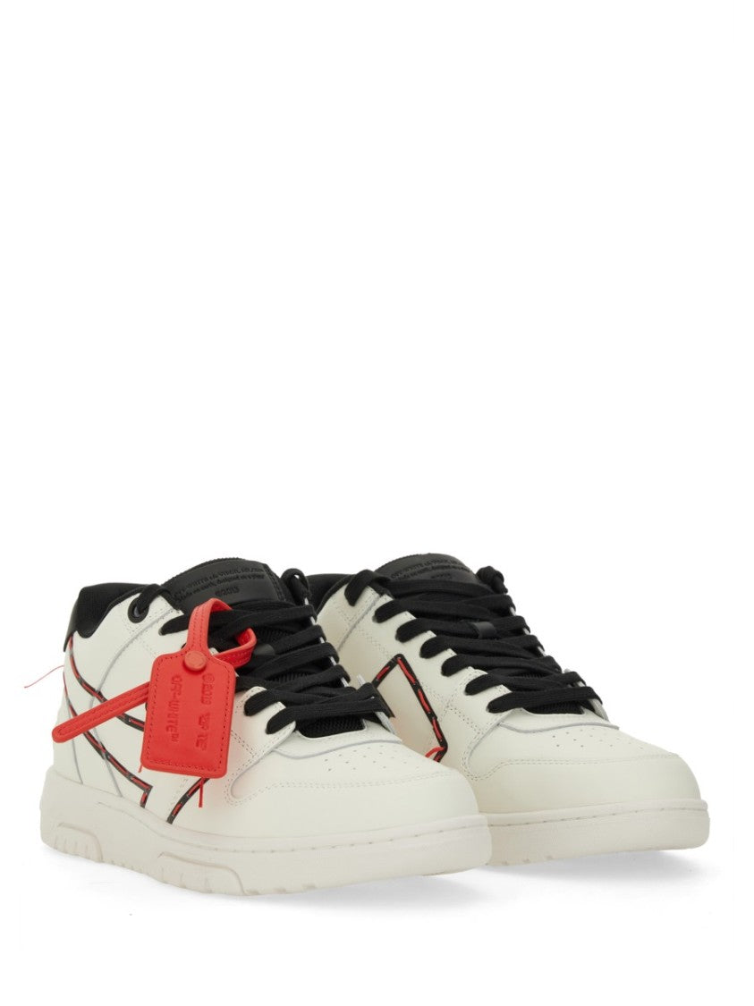 Off-White Smooth Leather Sneakers