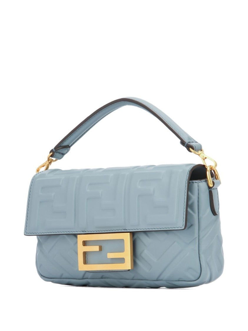 Fendi Baguette® Mini Handbag With Geometric Embossing