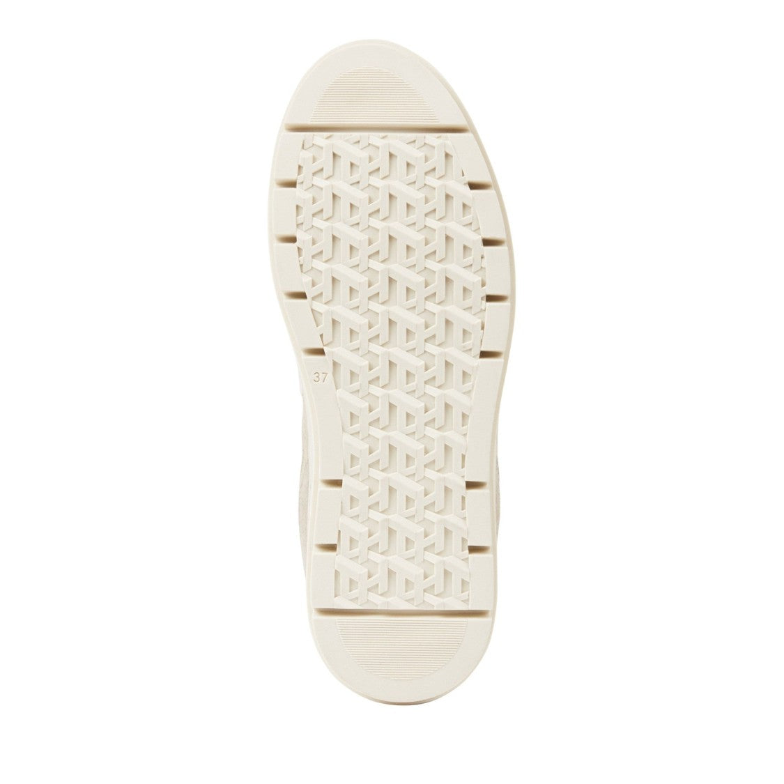Tommy Hilfiger White Monogram Quilted Drawstring Suede Boots