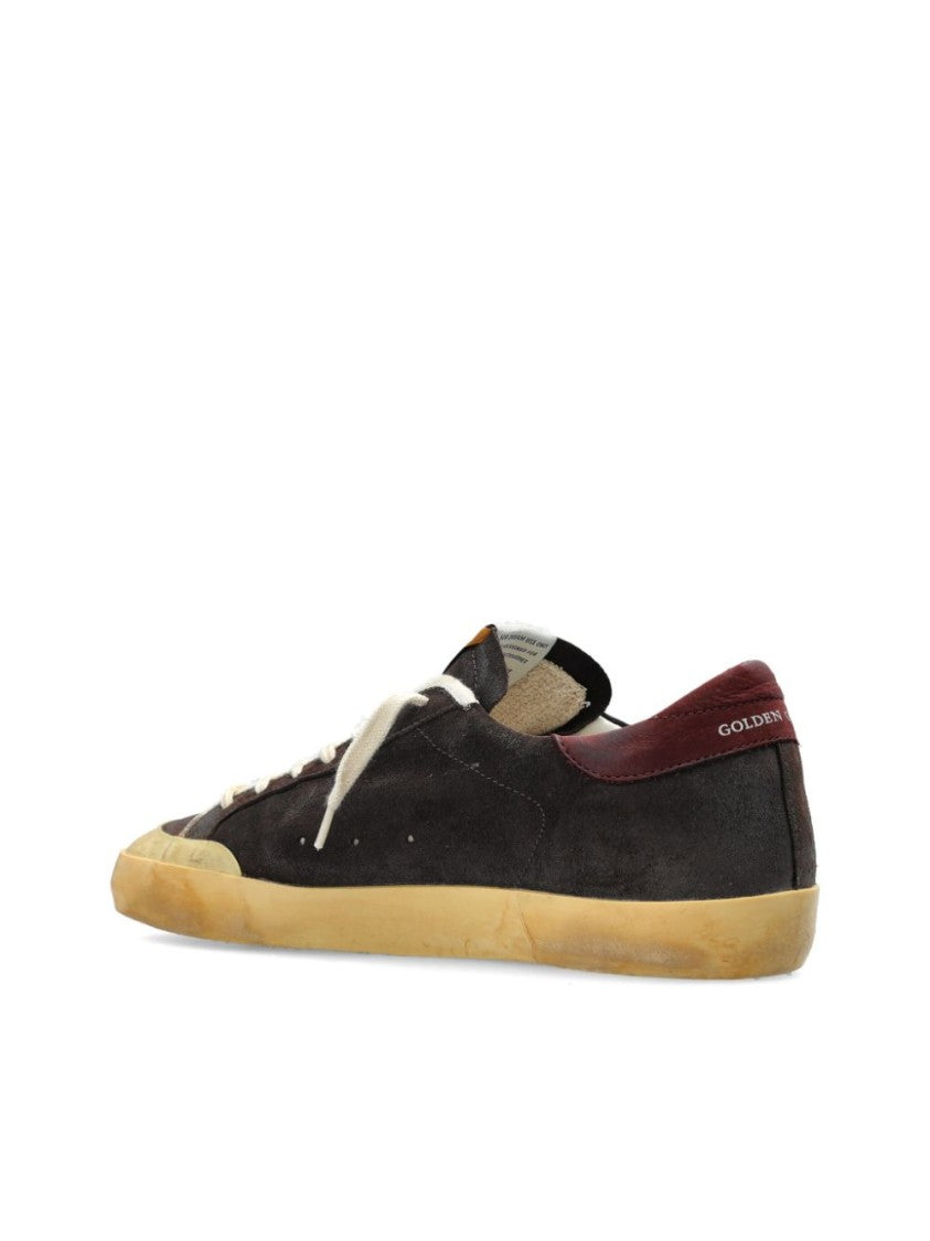 Golden Goose Brown Calf Suede Sneakers