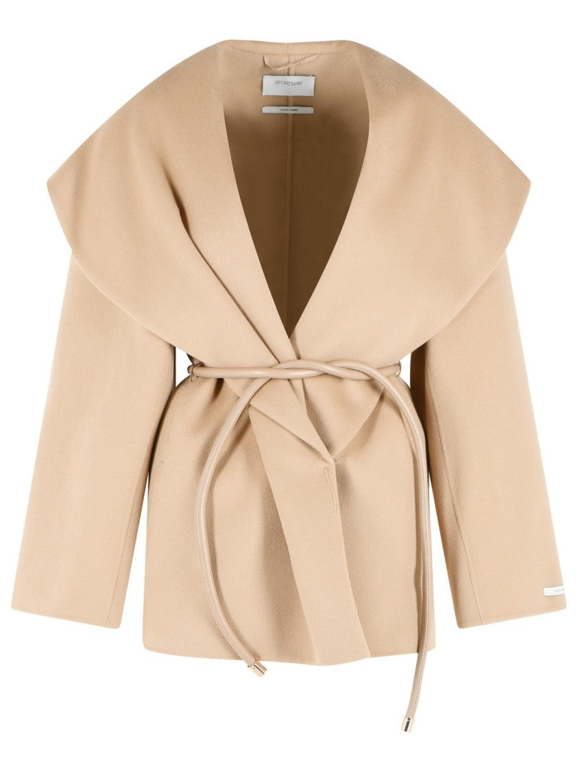 Sportmax 'Uguale' Brown Virgin Wool Jacket