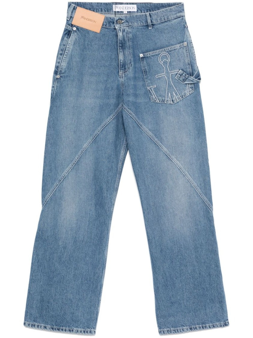 J. W. Anderson Light Blue Relaxed Fit Jeans