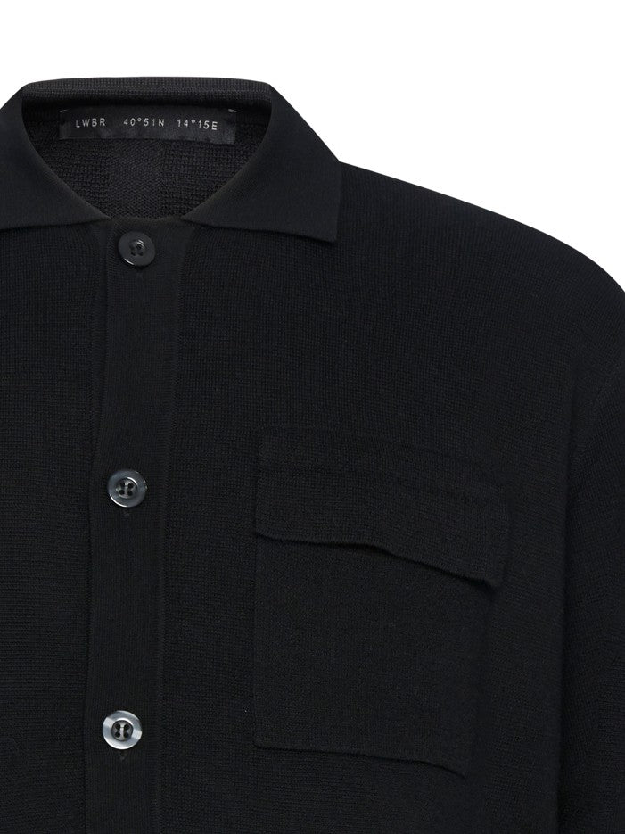 Low Brand Ribbed Polo Collar Knitwear