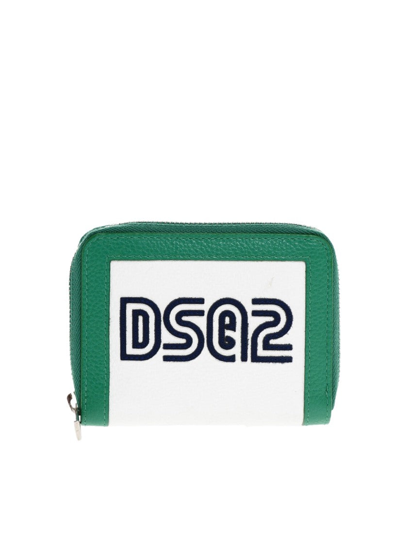 Dsquared2 Dsq2 Logo Zip Around Wallet