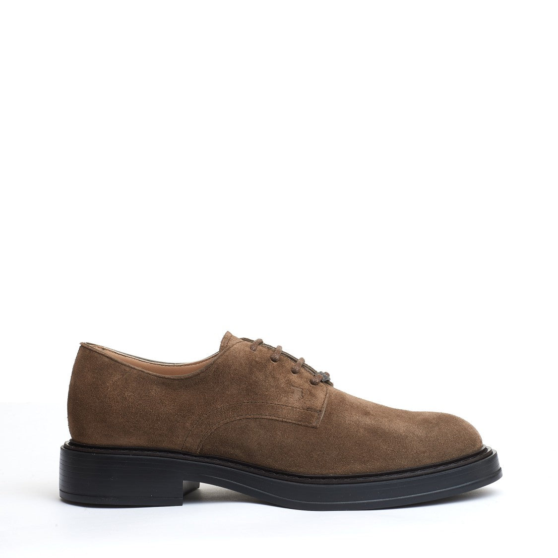 Tod's Lace-Up Suede Castoro
