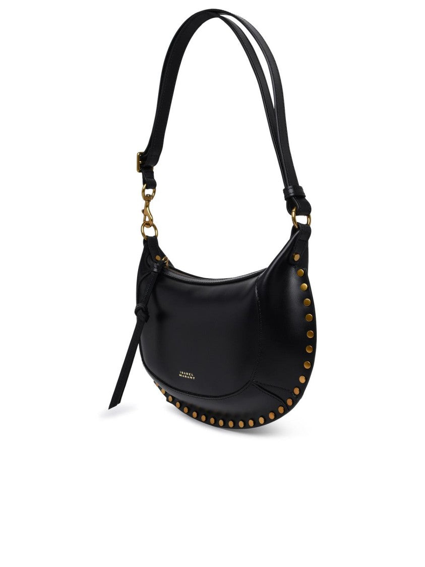 Isabel Marant Oskan Moon' Black Leather Bag