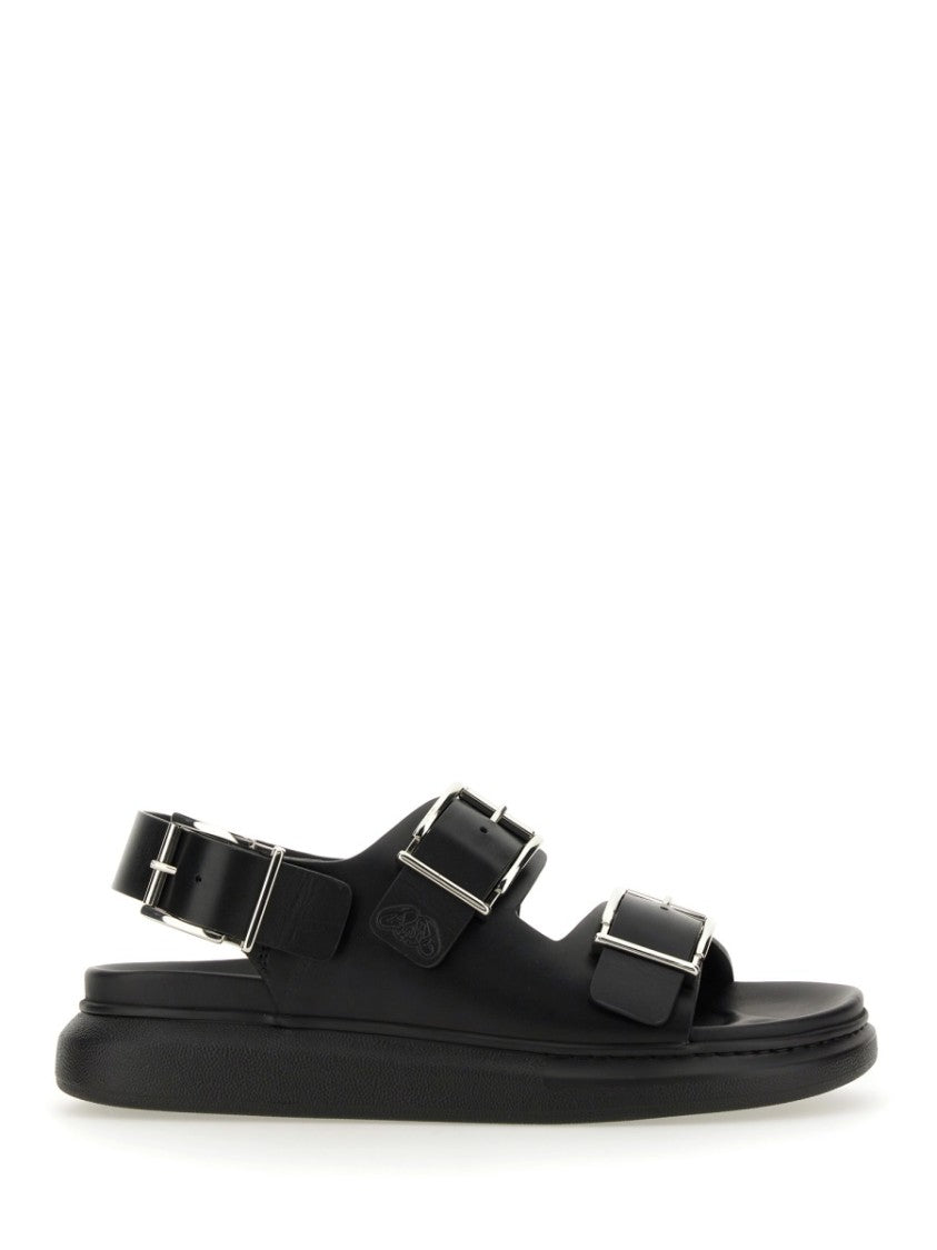 Alexander Mcqueen Leather Sandal