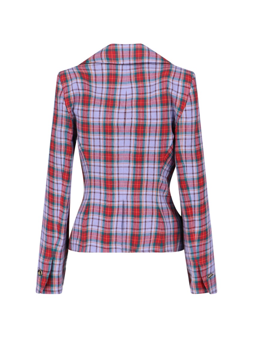 Vivienne Westwood 'Tartan' Single-Breasted Blazer – Multicolor