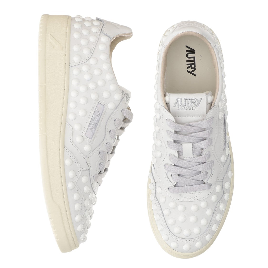 Autry Medalist Low Sneakers With Perforated Toe