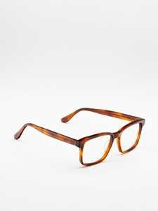 Moli@Limo Rectangular Optical Frames In Glossy Brown Finish