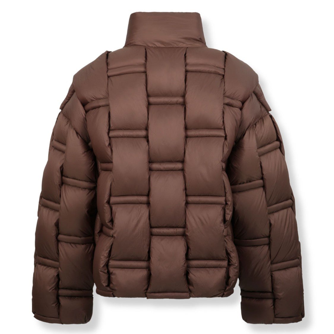 Raxxy Geometric Quilted Short Puffer Jacket