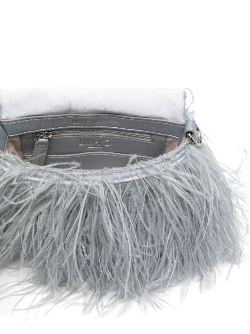 Liu Jo Sky Blue Feather Shoulder Bag