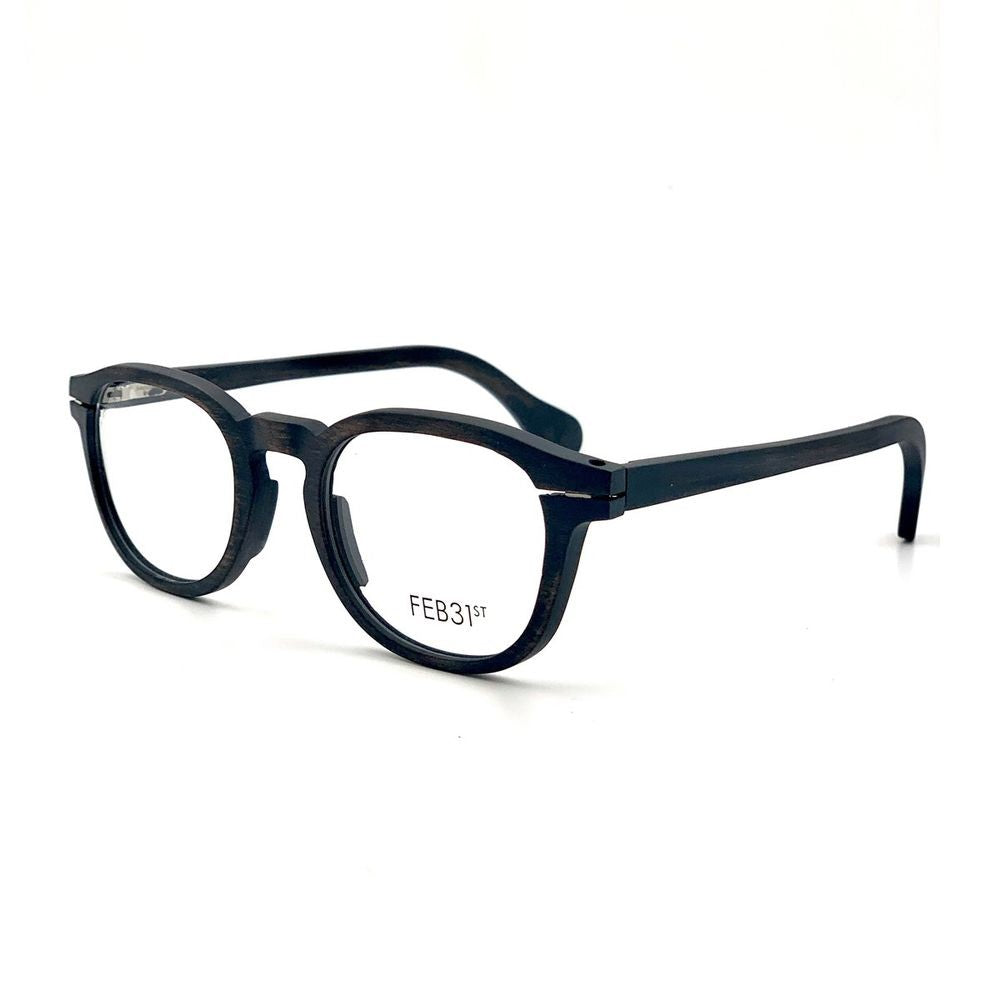 Feb31st Garrett Marrone Round Wooden Sunglasses With Aesthetic
