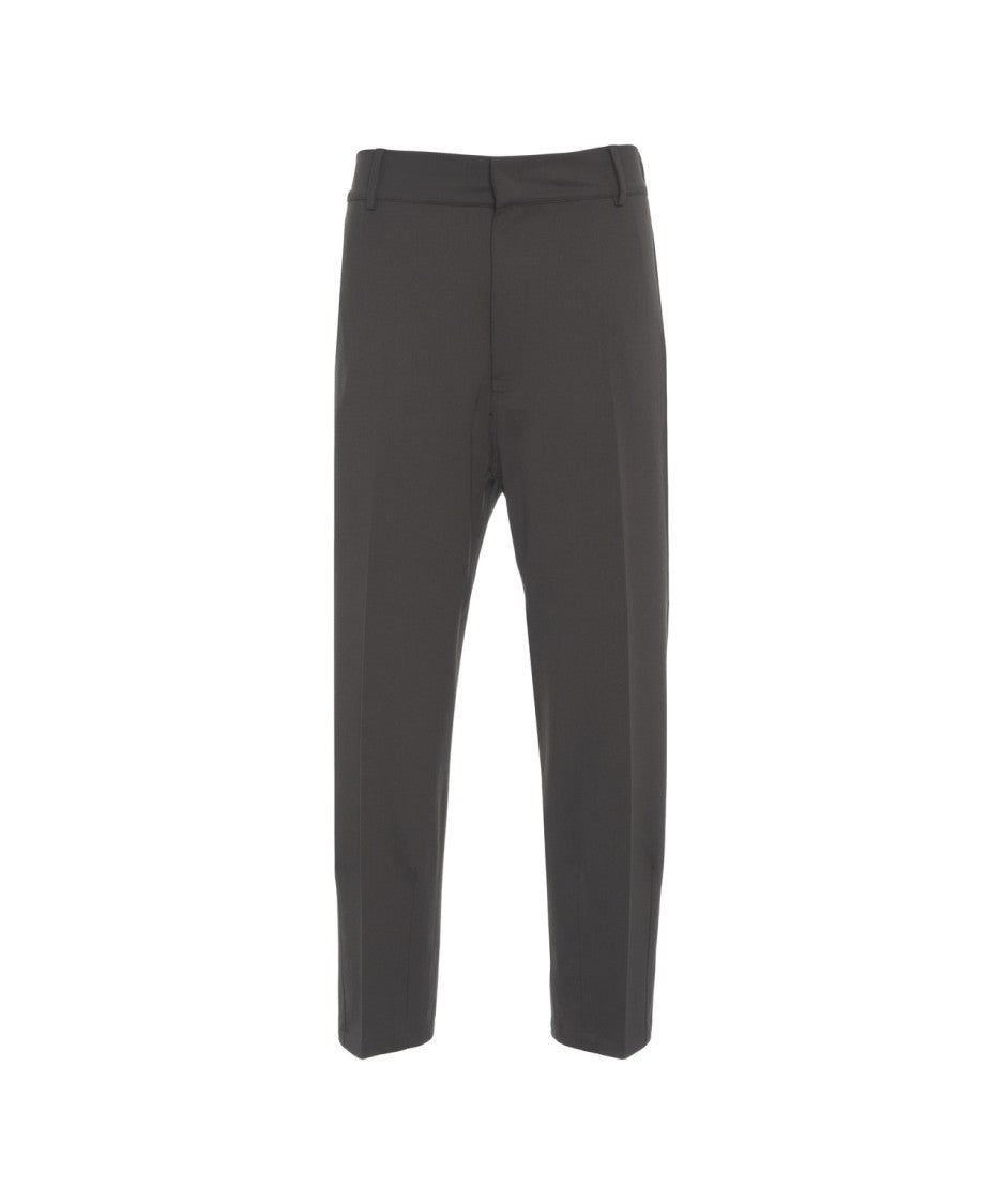 Grifoni Tailored Brown Chino Trousers With Refined Finish