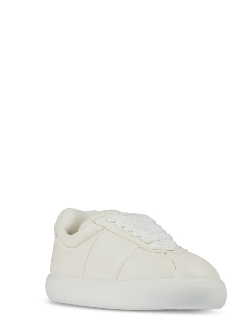 Marni Minimalist White Sneakers With Embossed Branding